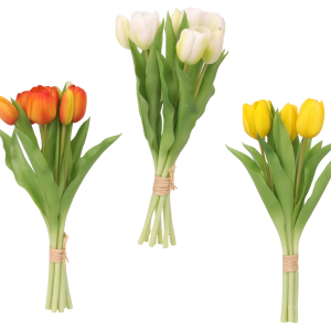 Bouquet 7 tulipani - h 31 cm