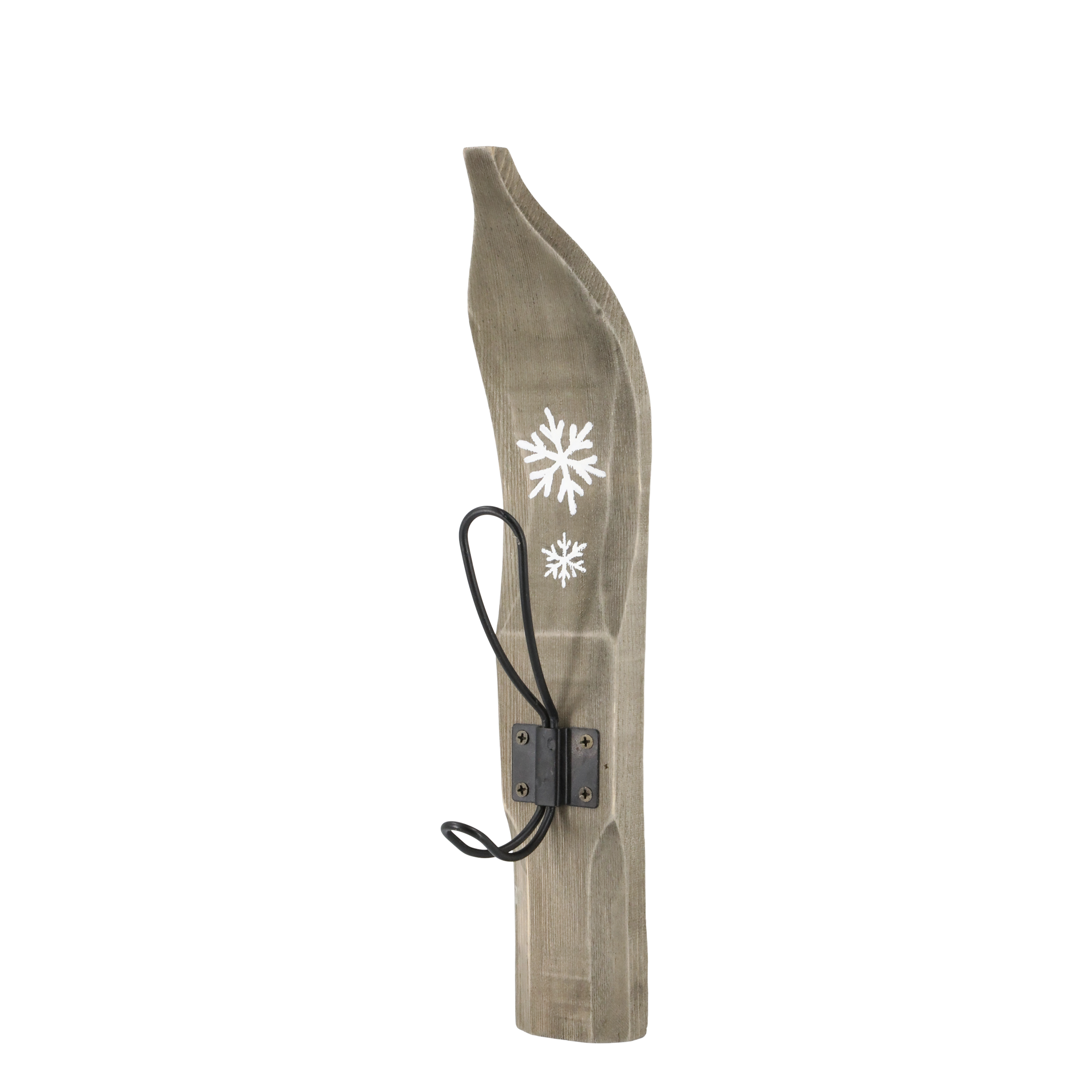 Gancio vintage con fiocchi di neve H35/L7/W8.5 cm natura - immagine 2