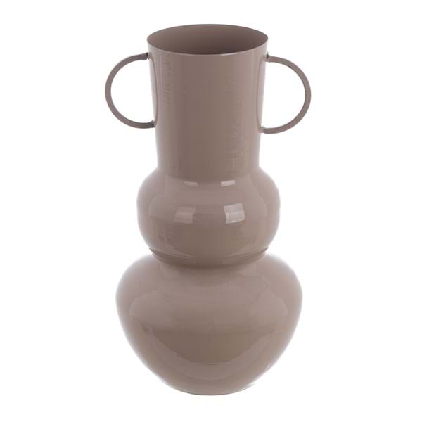Vaso Decorativo in Metallo 15x15x30 cm – Collezione Carmen