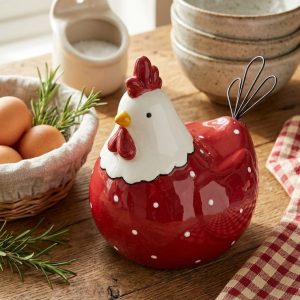 Gallina rossa media con pois CK 938