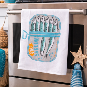Canovaccio Sardine in Cotone 50x70 cm