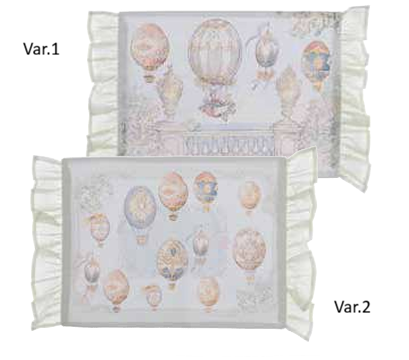 Tovaglietta cerata con gala - 30x50+5 cm