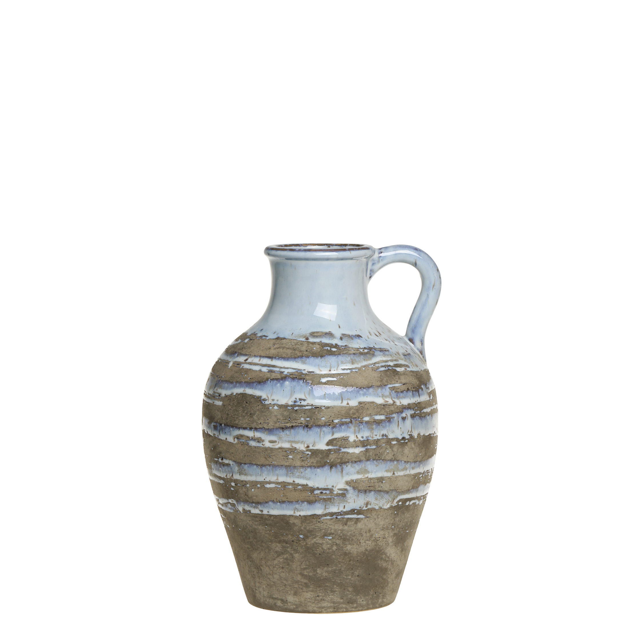 Vaso Maxim con Manico Opale H31,5/D18 – Ceramica Dipinta a Mano