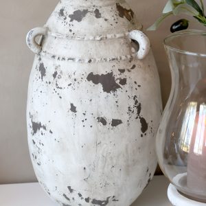Vaso Frejus Crema H36/D21 – Terracotta Impermeabile