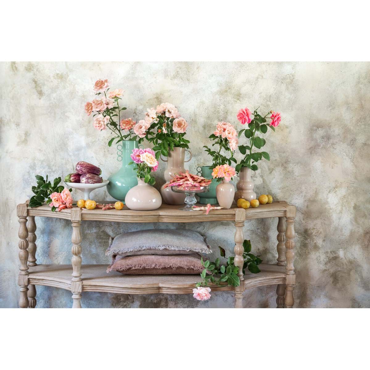 Vaso Decorativo in Metallo 17x17x16 cm – Collezione Carmen - immagine 2