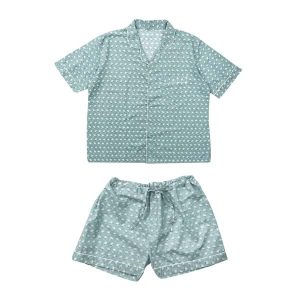 Pigiama con Pantalone Corto – Taglia Unica • 100% Cotone