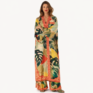 Kimono Gowns – PKG71 Exotic Leaves