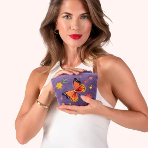 Mini Pochette in Velluto - VMP33 Bonny Butterfly