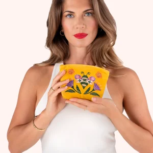 Mini Pochette in Velluto - VMP35 Brilliant Bumblebee