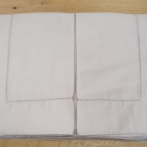 Completo Letto Matrimoniale in Raso di Cotone VENEZIA Perla