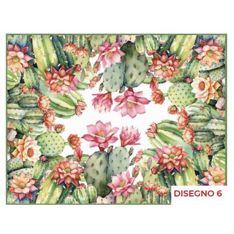 TOVAGLIA ANTIMACCHIA DIGITALE KIKI CLASSIC CACTUS SGHOME
